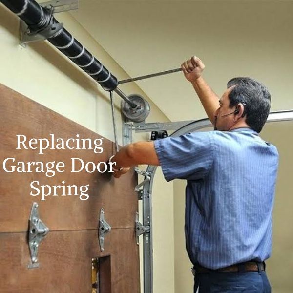 Garage door spring repair replacing garage door spring