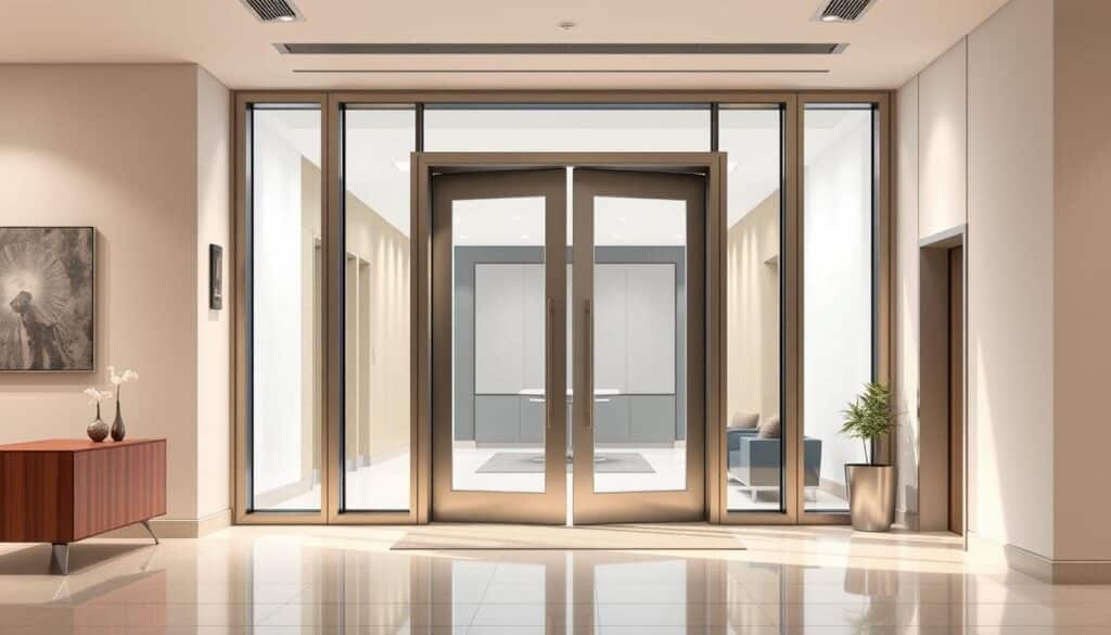aluminum fire rated door installation services 1024x585